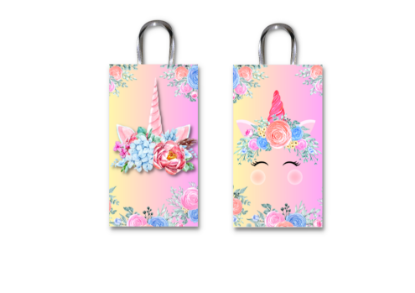 Picture of UNICORN-301 (1pc) 9x16cm Candy Bag - Ribbon Handle