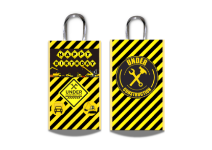Picture of CONSTRUCTION-001 (1pc) 9x16cm Candy Bag - Ribbon Handle