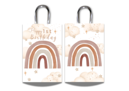 Picture of Boho-005-1stbday (1pc) 9x16cm Candy Bag - Ribbon Handle