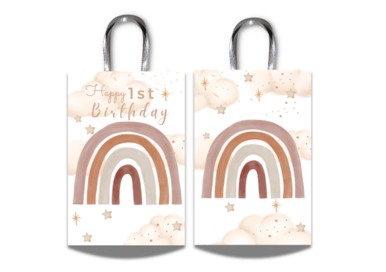 Picture of Boho-005-1stbday (1pc) 9x16cm Candy Bag - Ribbon Handle